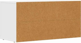 vidaXL Ντουλάπι TV Λευκό 80 x 35 x 40 εκ Επεξεργασμένο ξύλο