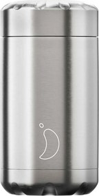 Θερμός Φαγητού 500ml Chilly's Food Pot Silver