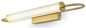 Απλίκα Φωτιστικό Τοίχου Μπάνιου LED 12W IP44 3000K Kira Panagoulas-17-00333-9-Χρυσό 17-00333-9