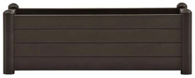 vidaXL Ζαρντινιέρα Υπερυψωμένη Μόκα 100 x 43 x 35 εκ. Πολυπροπυλένιο