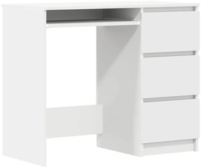 vidaXL Γραφείο Λευκό 90 x 45 x 76 εκ. από Επεξ. Ξύλο