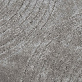 vidaXL Χαλιά χώρου Γύρος GALATI Γκρι Ø 160 CM Πολυεστέρας