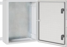 vidaXL Ντουλάπι Ελέγχου Γκρι 47 x 17,5 x 50 εκ ΑΒΣ Πλαστικό