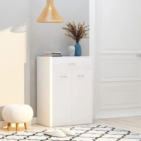 vidaXL Παπουτσοθήκη Λευκή 60 x 35 x 84 εκ. από Μοριοσανίδα