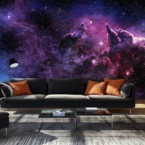 Αυτοκόλλητη φωτοταπετσαρία - Purple Nebula - 98x70