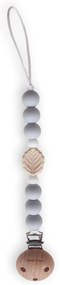 Κλιπ Πιπίλας Chewies &amp; More Leaf Light Grey BR77973