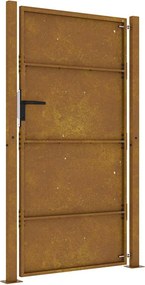 vidaXL Πόρτα Κήπου 100x200 εκ. από Ατσάλι Corten