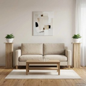 vidaXL Βάση φυτών 2 τμχ. Sonoma Δρυς 30,5 x 30 x 80,5 εκ
