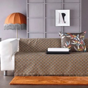 Ριχτάρι Castello 24 Golden Brown Kentia Διθέσιο 180x250cm Βαμβάκι-Ακρυλικό