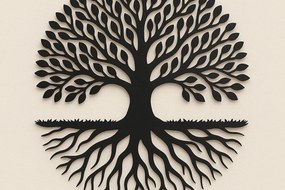 Intra απο ξύλο plywood 3mm-4mm πάχος – Διακόσμηση τοίχου Tree of Life Δίασταση  40x30 cm INTRAFABR-122379977