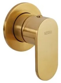 Armando Vicario Slim Brushed Gold Μίκτης Εντοιχισμού 1 Εξόδου