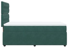 ΚΡΕΒΑΤΙ BOXSPRING ΜΕ ΣΤΡΩΜΑ ΣΚΟΥΡΟ ΠΡΑΣΙΝΟ 90X190 ΕΚ. ΒΕΛΟΥΔΙΝΟ 3294523