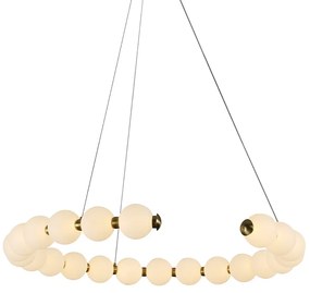 Φωτιστικό Κρεμαστο Aca HM236LEDP80 Χρυσό Χρώμα (Gold Coloured) 3000K