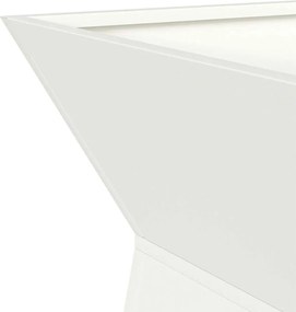 vidaXL Γλάστρα Πυλώνας Λευκό 40 x 40 x 100 cm