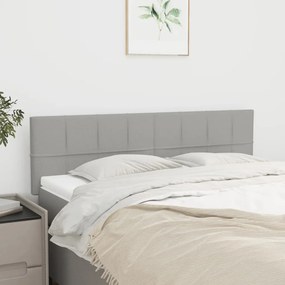vidaXL Κεφαλάρια Αν. Γκρι 144x5x78/88 εκ. Ύφασμα