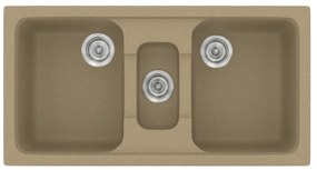 Sanitec Classic 325 Metallic Cream Ένθετος Νεροχύτης