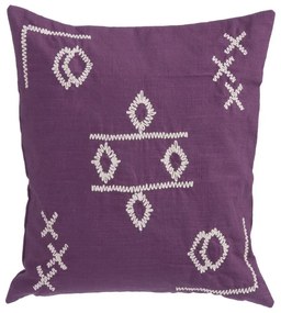 Μαξιλάρι Διακοσμητικό (Με Γέμιση) Laoura Mauve Nef-Nef 45X45 Cotton-Polyester