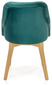 TOLEDO 2 chair, color: honey oak / MONOLITH 37 DIOMMI V-PL-N-TOLEDO_2-D.MIODOWY-MONOLITH37