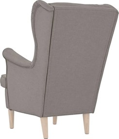 vidaXL πολυθρόνα Taupe 74x84x100 cm Ύφασμα
