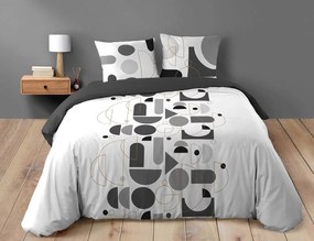 Σετ Υπέρδιπλη Παπλωματοθήκη & 2 Μαξιλαροθήκες Chilipop Douceur d'intérieur από βαμβάκι 42TC, με διαστάσεις 220x240cm