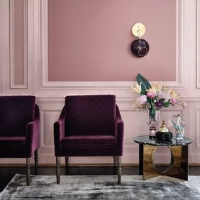 Απλίκα Τοίχου Ballroom The Wall Ø20cm Λευκό και Χρυσό