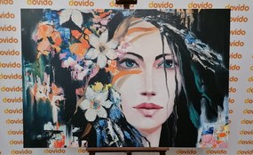 Εικόνα πρωτότυπο πίνακα ζωγραφικής μιας γυναίκας - 120x80