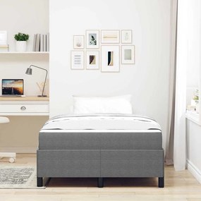 vidaXL Σκελετός Κρεβατιού Ανοιχτό γκρι 120 x 200 cm Βελούδο