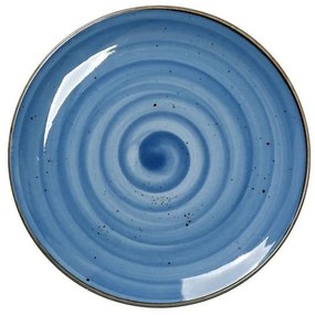 Πιάτο Πορσελάνινο Terra Ρηχό Σετ 6 τμχ Tlf101K6 Φ26cm Blue Espiel Πορσελάνη
