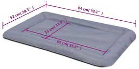 vidaXL Στρώμα Σκύλου Γκρι Μέγεθος XL