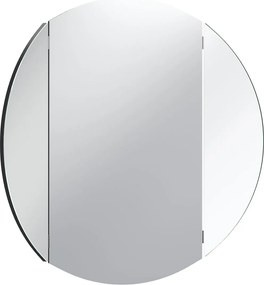 Καθρέπτης Simple Round-Μαύρο