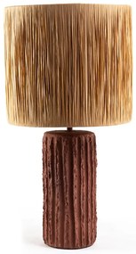 Φωτιστικό Επιτραπέζιο 0880003 36x36x60cm Brown-Yellow Soulworks