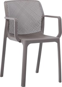 DORIAN Πολυθρόνα Κήπου Βεράντας PP-UV Sand Beige   6τμχ