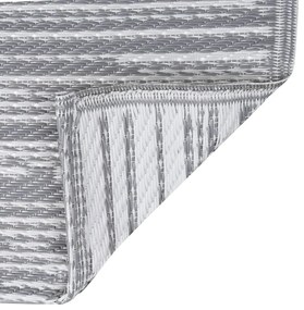 vidaXL Χαλί εξωτερικού χώρου ARAKIL γκρι 190x290 cm PP