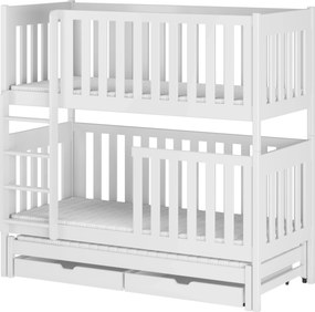 EMILKA 90x190 white bunk bed Lano Furniture
