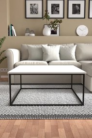 Stewehome Τραπέζι σαλονιού από ατλαντικό πεύκο 90x90x40 cm