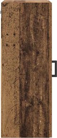 vidaXL Επιτοίχιο ντουλάπι Παλιό Ξύλο 34,5 x 34 x 90 εκ.