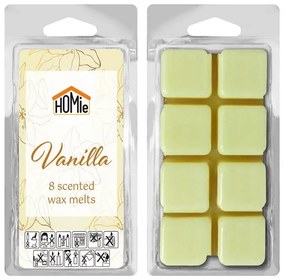 Wax Melt Σετ 8τμχ Κύβοι Βανίλια 80gr Homie 37-462