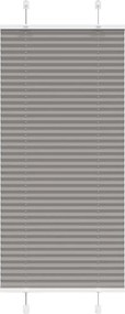 vidaXL Πλισέ περσίδα Ανθρακί 65x150 cm Πλάτος υφάσματος 64,4 cm