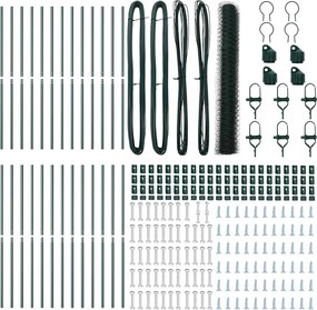 vidaXL Στύλος Περιφράξεων Πράσινο 50 x 1,2 μ (δίχτυ 50 χλστ)