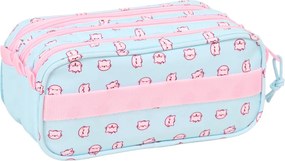 Κασετίνα Pembe The pink cat Πολύχρωμο 21,5 x 10 x 8 cm