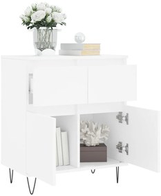vidaXL Συρταριέρα Λευκή 60 x 35 x 70 εκ. από Επεξεργασμένο Ξύλο