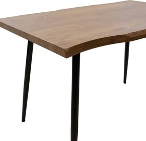 Τραπεζαρία Neve-Parker pakoworld σετ 5τμχ 120x80x75εκ
