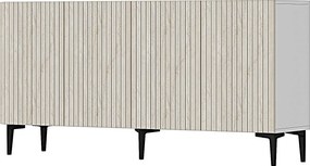 Console Zeynep 150 - White, Travertine White
Travertine