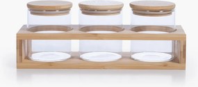 Βαζάκια Μπαχαρικών Σε Βάση (Σετ 3τμχ) Nef-Nef Homeware Fonten