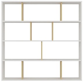 Βιβλιοθήκη Hodbi 935CMN1108 145,2x25x145cm White-Oak