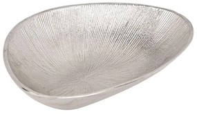 Διακοσμητικός Δίσκος Forleyet 427043 24,5x17,5x5cm Nickel Eglo Αλουμίνιο