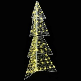 vidaXL Χριστουγεννιάτικο Δέντρο 160 LED Θερμό λευκό 150 cm Ακρυλικό