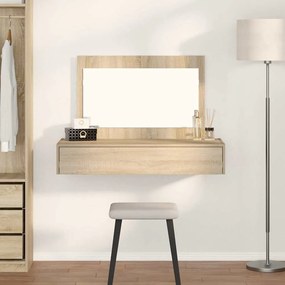 vidaXL Kρεβάτι τοίχου  από δρυ Σονόμα 100x40x70 εκ