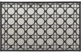 Χαλάκι Κουζίνας 05.470091086 Black-Beige 50X120 Πολυέστερ