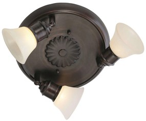 Φωτιστικό Σποτ 89061 Dark Brown Alamo Eglo Μέταλλο,Γυαλί
